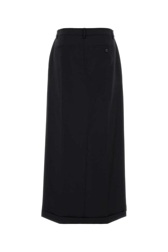 25FW 알렉산더 왕 롱 스커트 1WC4255358 001 BLACK - ALEXANDER WANG