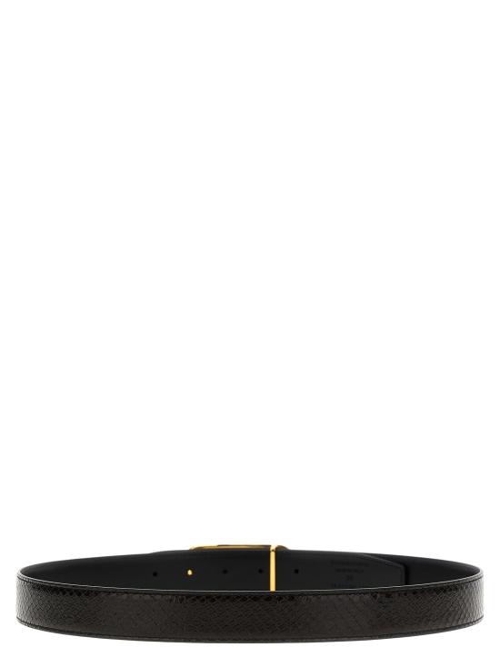  톰포드 가죽 벨트 TO304061BM BLACK - TOMFORD