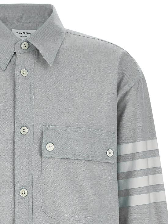 25FW 톰브라운 긴팔 셔츠 TH321928BM GRAY - THOM BROWNE