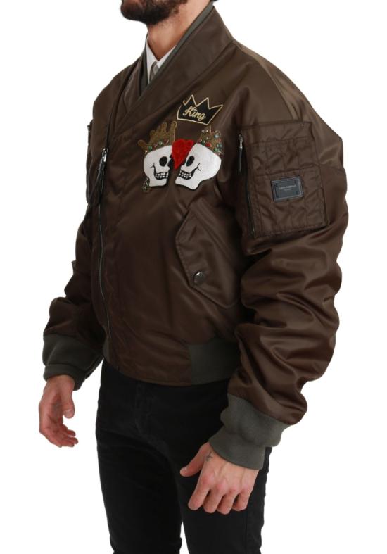  돌체앤가바나 가죽 자켓 JKT2541 BROWN - DOLCE & GABBANA