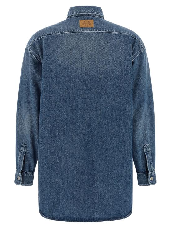 26SS 모스키노 데님 셔츠 MO329286BM BLUE - MOSCHINO