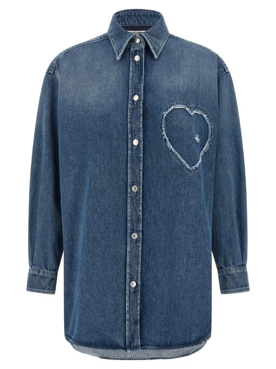 26SS 모스키노 데님 셔츠 MO329286BM BLUE
