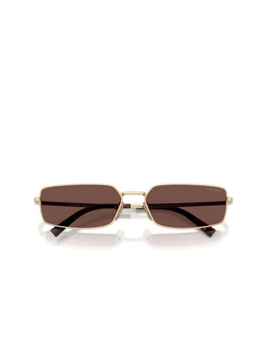  프라다 시그니처 메탈 직사각형 선글라스 0PR A60S ZVN80T 59 Prada GOLD