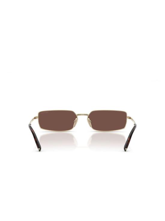  프라다 시그니처 메탈 직사각형 선글라스 0PR A60S ZVN80T 59 Prada GOLD - PRADA