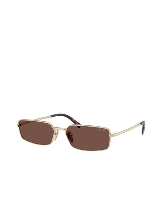  프라다 시그니처 메탈 직사각형 선글라스 0PR A60S ZVN80T 59 Prada GOLD - PRADA