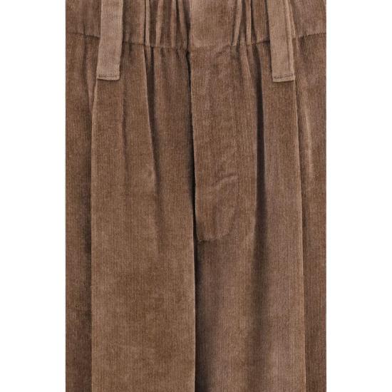 26FW 브루넬로 쿠치넬리 스트레이트 팬츠 BRMP547P9274C9812BB BROWN - BRUNELLO CUCINELLI