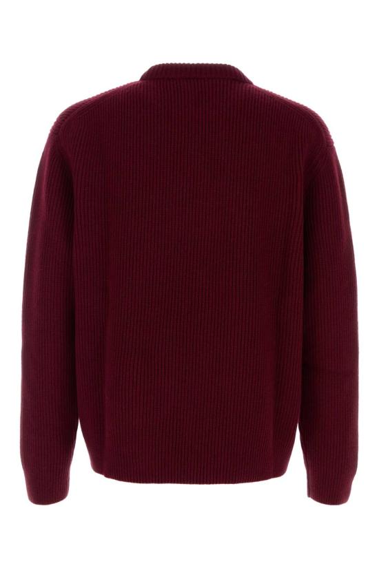 25FW 구찌 울 캐시미어 립 니트 스웨터 833499XKEYJ 6005 BURGUNDY - GUCCI