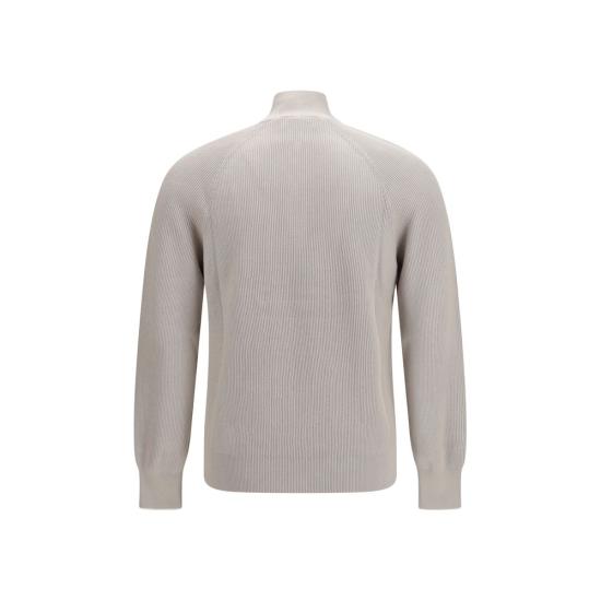 26SS 브루넬로 쿠치넬리 집업 니트 BRM29400104CBD04BB BEIGE - BRUNELLO CUCINELLI