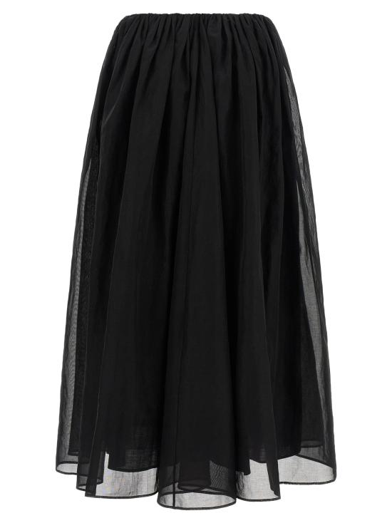 26SS 브루넬로 쿠치넬리 롱 스커트 BR334968BM BLACK - BRUNELLO CUCINELLI
