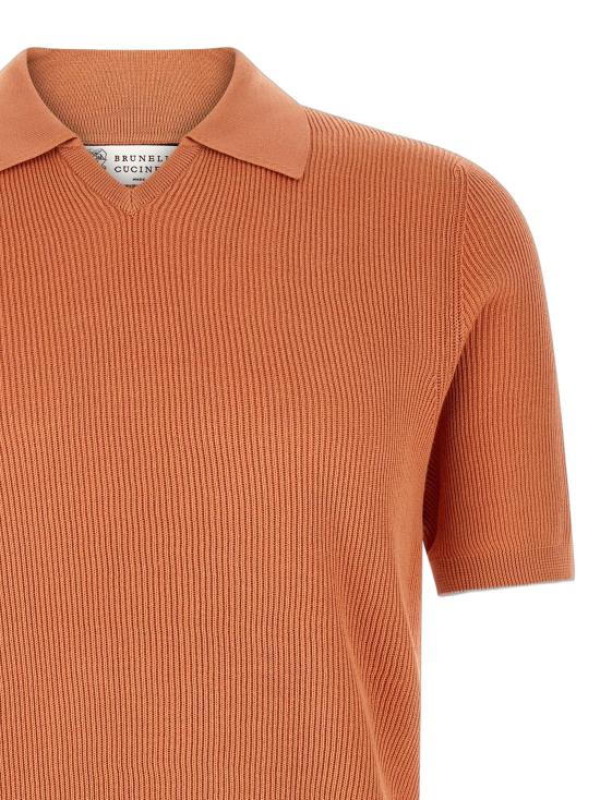 26SS 브루넬로 쿠치넬리 탑 BR337980BM ORANGE - BRUNELLO CUCINELLI