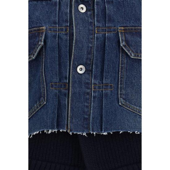 26FW 사카이 데님 자켓 SA2608589436BB BLUE - SACAI