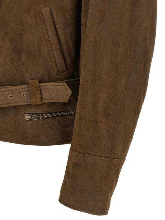 25FW MM6 메종마르지엘라 무스탕 MM324171BM BROWN - MM6 MAISON MARGIELA