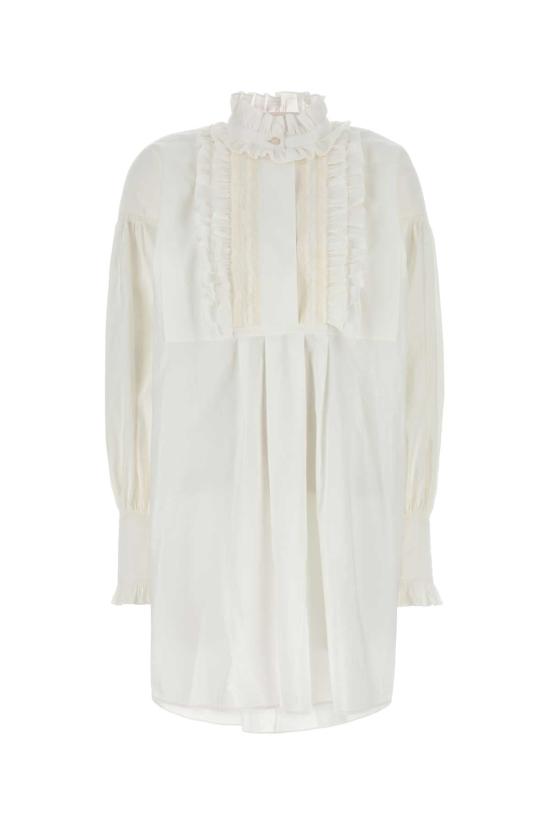  발렌티노 가라바니 미디 원피스 6B3VAUF590D 0BO WHITE