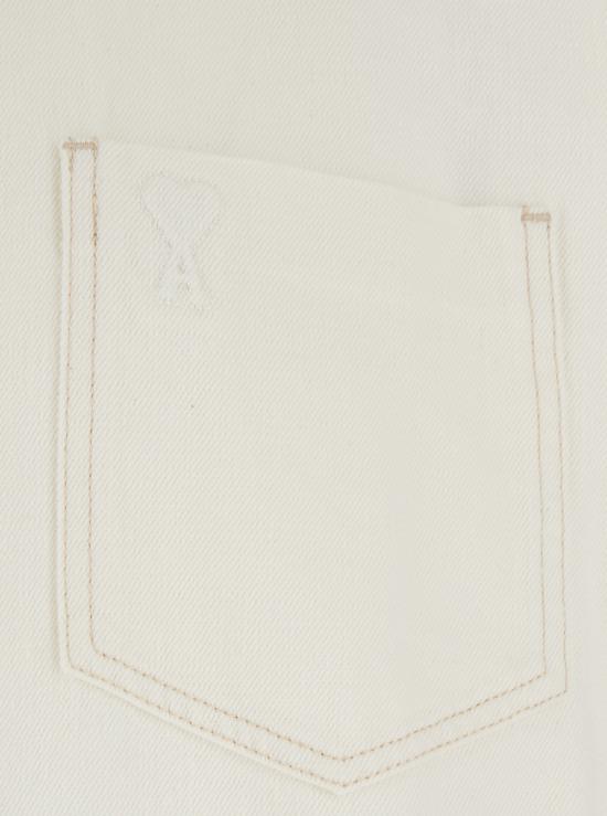 26FW 아미 긴팔 셔츠 UJK918DE0134136 White - AMI