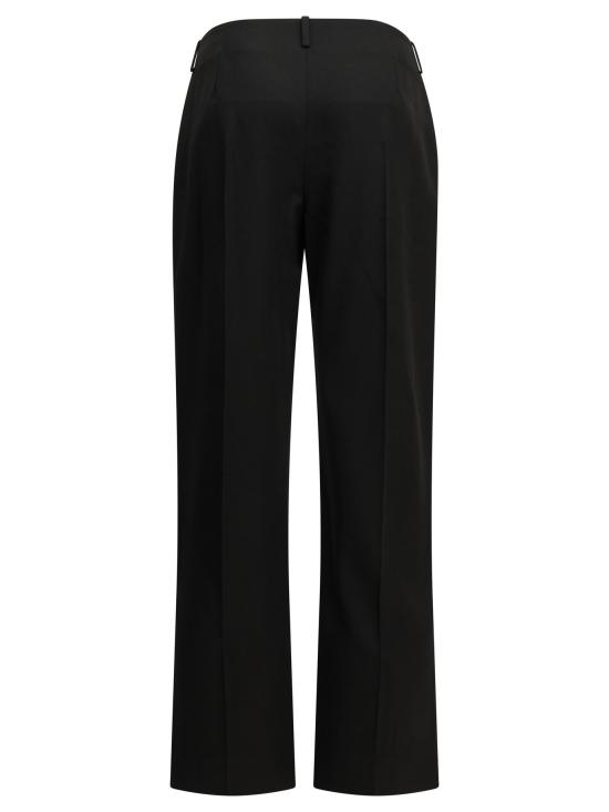26FW 케이트 베니 레더 스트레이트 스킨 팬츠 3206586200 Black - KHAITE