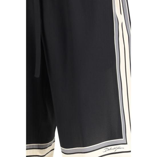 26SS 돌체앤가바나 숏팬츠 DOGV5MATHI11THN5WHBB BLACK - DOLCE & GABBANA