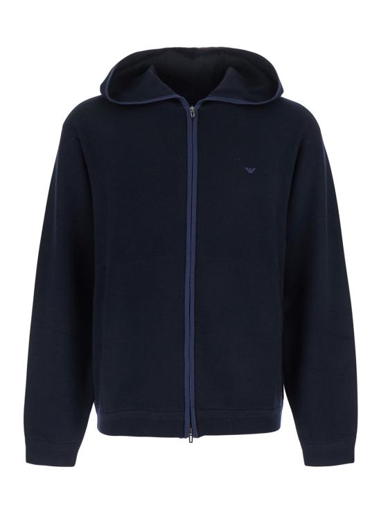 26FW 엠포리오 아르마니 후드 티셔츠 EM006223AF27807UB118 Black