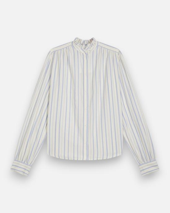  바네사브루노 셔츠 6HVA23V09918 088 Ecru blue