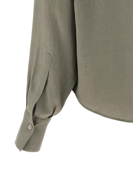 26SS 브루넬로 쿠치넬리 셔츠 BR332692BM GREEN - BRUNELLO CUCINELLI