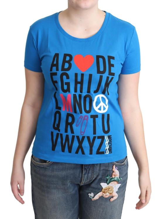  모스키노 반팔 티셔츠 TSH5075 BLUE