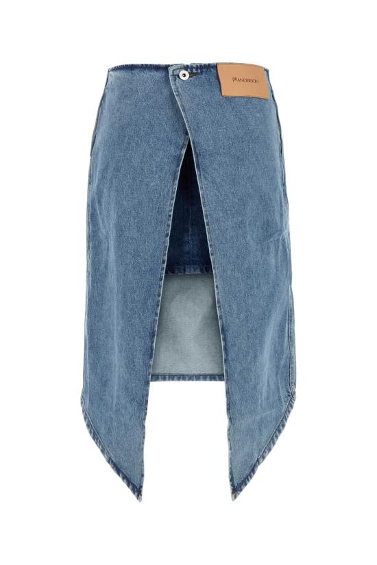  JW앤더슨 데님 스커트 DK0027PG1774 804 BLUE - JW ANDERSON