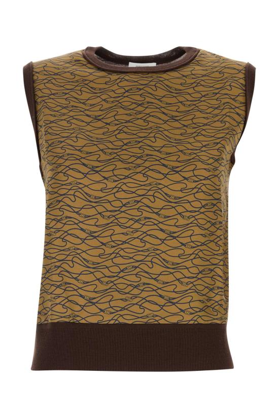 26FW 살바토레 페라가모 스웨터 13I624796190 EXPRESSO BROWN