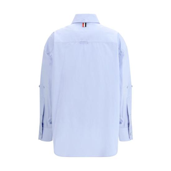 26SS 톰브라운 셔츠 THFLL079EF1004480BB BLUE - THOM BROWNE