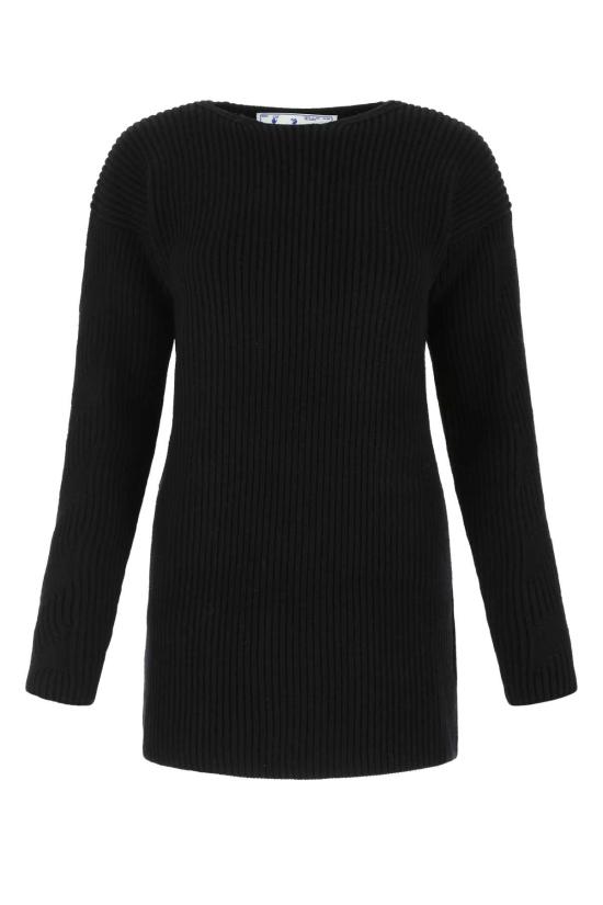  오프화이트 스웨터 OWHE067F21KNI001 1000 BLACK