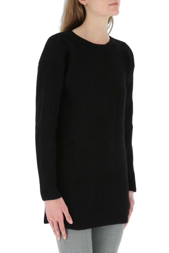  오프화이트 스웨터 OWHE067F21KNI001 1000 BLACK - OFF WHITE