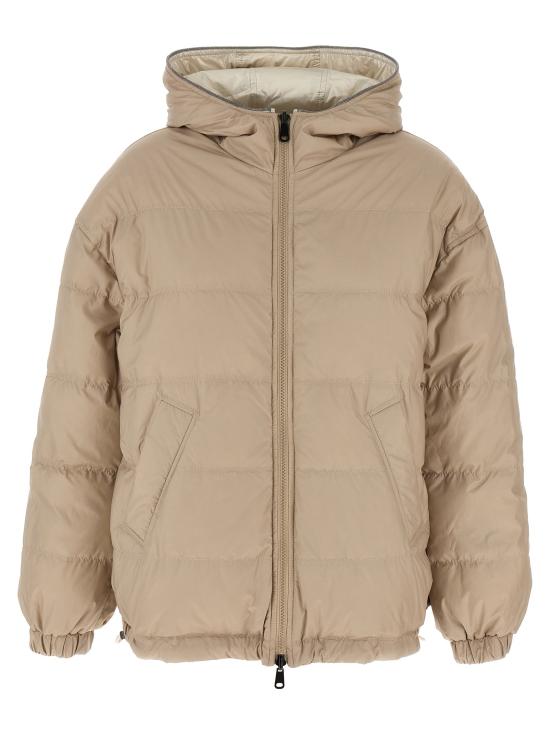  브루넬로 쿠치넬리 숏패딩 BR290099BM BEIGE - BRUNELLO CUCINELLI