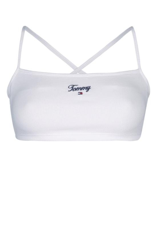  타미힐피거 트레이닝 티셔츠 DW0DW17833 YBR WHITE