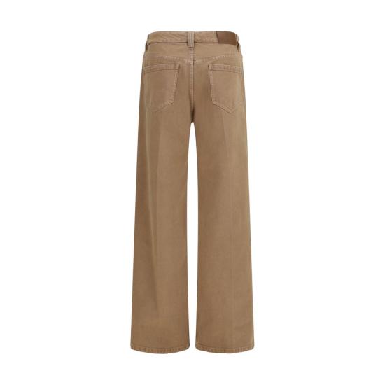 26SS 브루넬로 쿠치넬리 스트레이트 팬츠 BRM0H81P5568C1799BB BROWN - BRUNELLO CUCINELLI