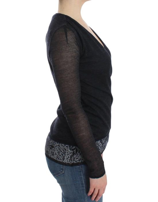  에르마노 설비노 스웨터 SIG12583 BLACK - ERMANNO SCERVINO