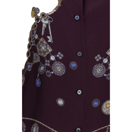 26FW 베르사체 블라우스 VE10256861A186825R880BB MULTICOLOR - VERSACE