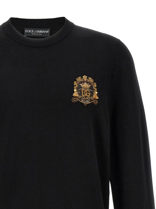 26SS 돌체앤가바나 스웨터 DO335264BM BLACK - DOLCE & GABBANA