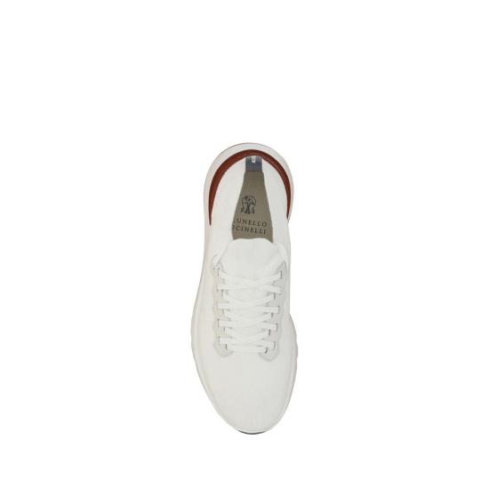  브루넬로 쿠치넬리 스니커즈 BRMZUPMBO252CJ987BB WHITE - BRUNELLO CUCINELLI
