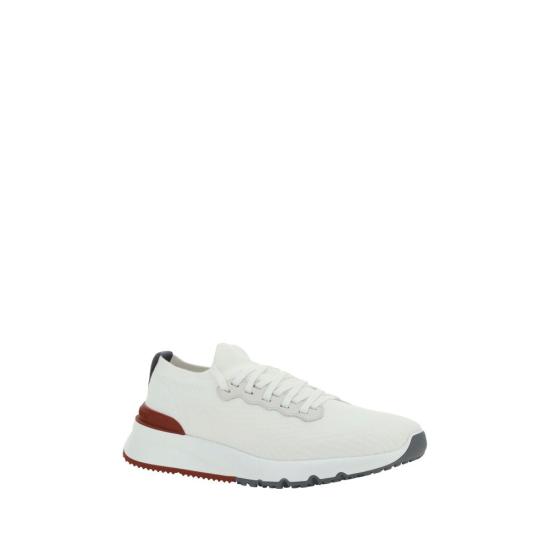  브루넬로 쿠치넬리 스니커즈 BRMZUPMBO252CJ987BB WHITE - BRUNELLO CUCINELLI