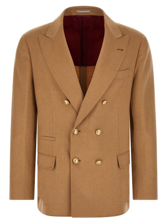 26FW 브루넬로 쿠치넬리 수트 자켓 BR337715BM BEIGE