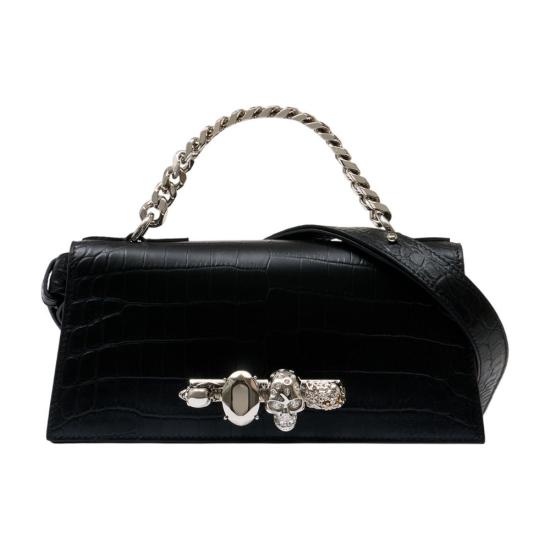 26SS 알렉산더 맥퀸 토트백 AMQ025308 BLACK