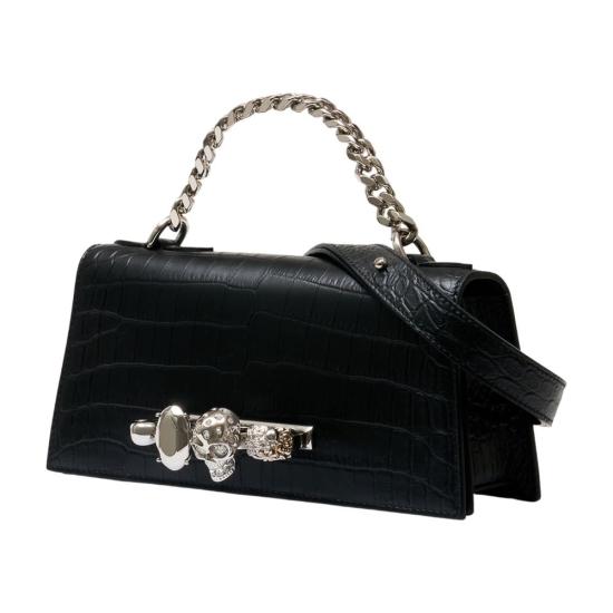 26SS 알렉산더 맥퀸 토트백 AMQ025308 BLACK - ALEXANDER MCQUEEN