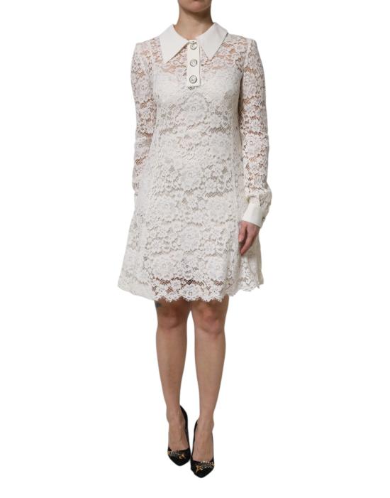  돌체앤가바나 미디 원피스 DR82070 WHITE