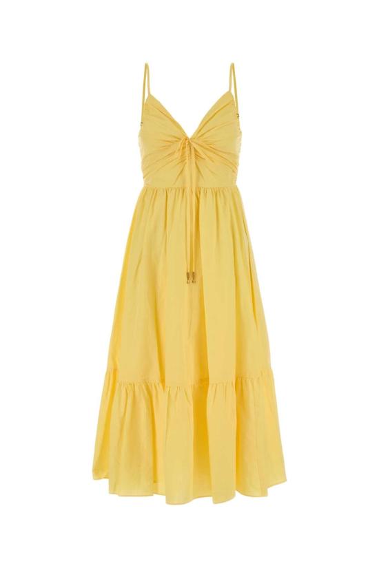 26SS 마이클 코어스 미디 원피스 MS683DHKLZ LEMON YELLOW