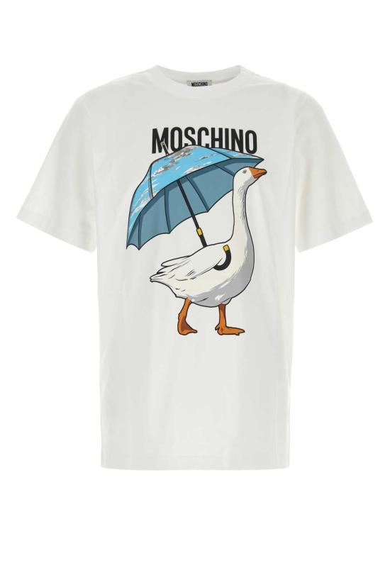 26FW 모스키노 탑 262ZZJ07165241 1001 WHITE