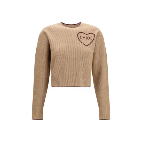 26FW 끌로에 스웨터 CHCH26AMP41710218BB BEIGE