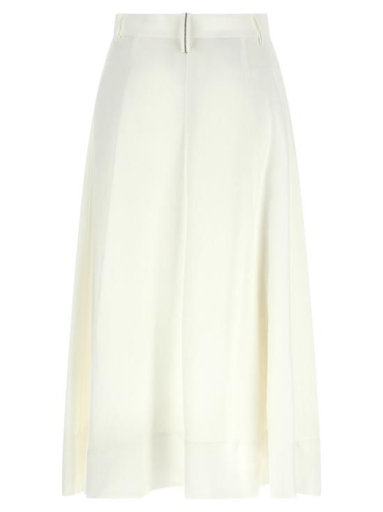 26SS 브루넬로 쿠치넬리 롱 스커트 BR326444BM WHITE - BRUNELLO CUCINELLI