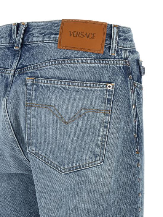 26SS 베르사체 데님 팬츠 VE325451BM BLUE - VERSACE