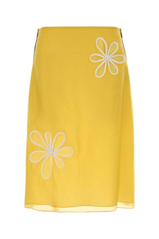 26SS 펜디 미디 스커트 FQ7735AW9P F1W0C YELLOW