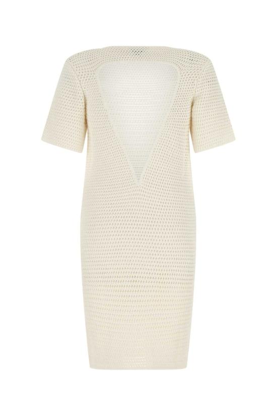  보테가베네타 미디 원피스 685527V1OK0 2945 IVORY - BOTTEGA VENETA