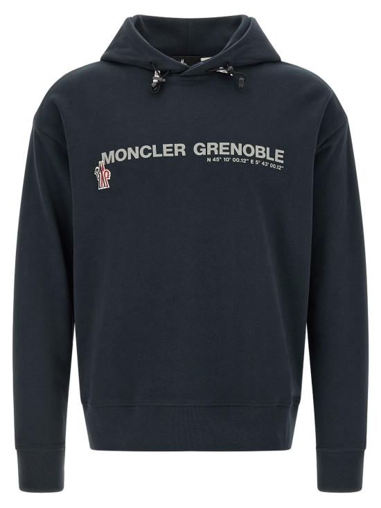 26SS 몽클레어 후드 티셔츠 MO330446BM NAVY