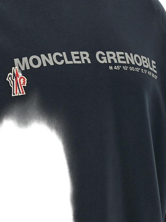 26SS 몽클레어 후드 티셔츠 MO330446BM NAVY - MONCLER
